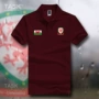 TASK Wales Wales Áo sơ mi nam Lapel Polo Đội tuyển bóng đá Paul Đội tuyển quốc gia Áo thun ngắn tay nửa mùa hè - Polo áo thun cotton nam
