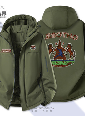 莱索托王国Lesotho加厚棉服男女潮休闲保暖定制棉袄外套冬设 无界