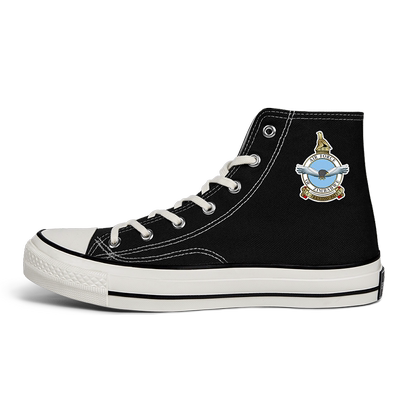 津巴布韦Zimbabwe空军高帮帆布鞋男女鞋子板鞋透气军迷潮设 无界