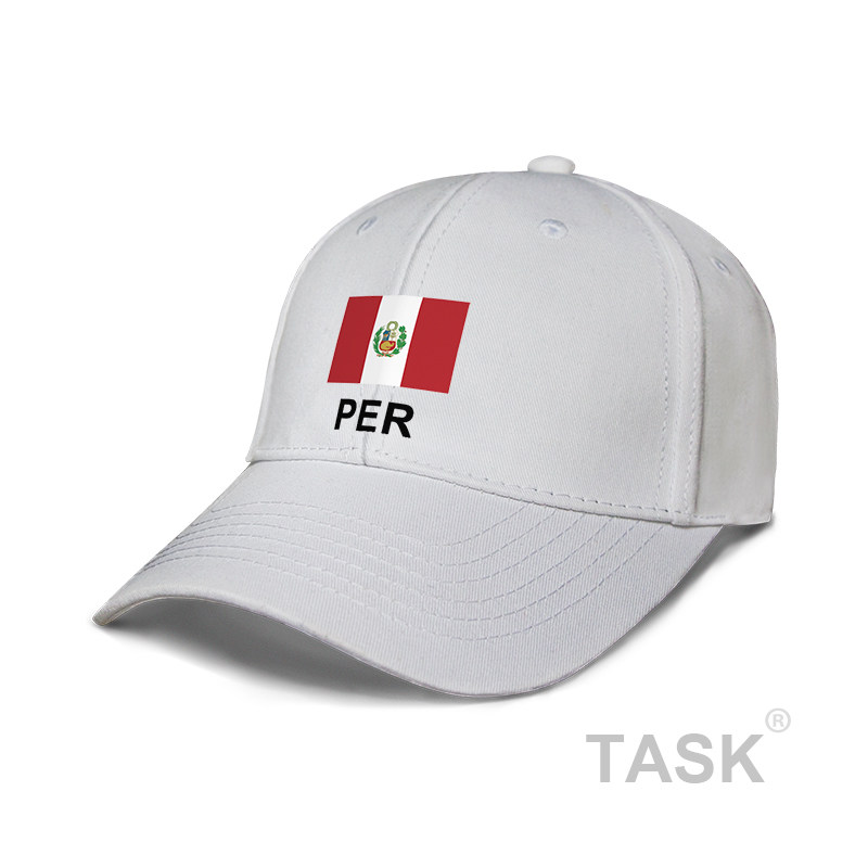 秘鲁peru国家鸭舌帽男女帽子学生防晒帽太阳帽钓鱼棒球帽设 无界