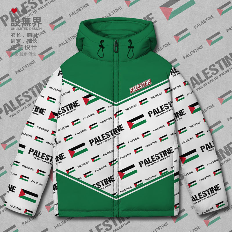巴勒斯坦Palestine国家国羽绒服