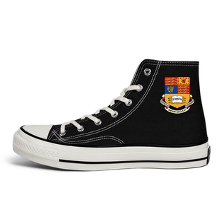 帝国理工学院Imperial名校班服高帮帆布鞋男女系带板鞋潮设 无界