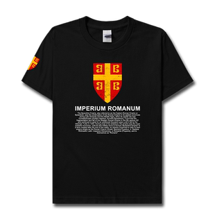拜占庭帝国Byzantine Empire历史创意纯棉短袖T恤休闲男女设 无界