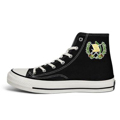 危地马拉高帮帆布鞋