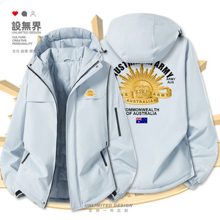 澳大利亚Australia陆军国家加厚棉服男女潮定制棉袄外套冬设 无界