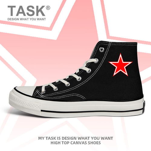 设无界塔吉克斯坦空军高帮帆布鞋