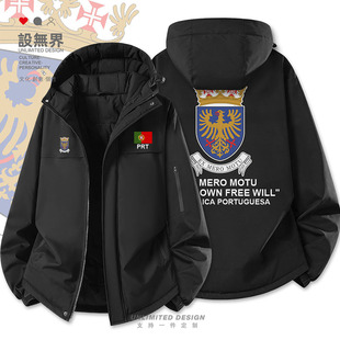 葡萄牙Portugal空军国家加厚棉服男女军迷潮定制棉袄外套设 无界