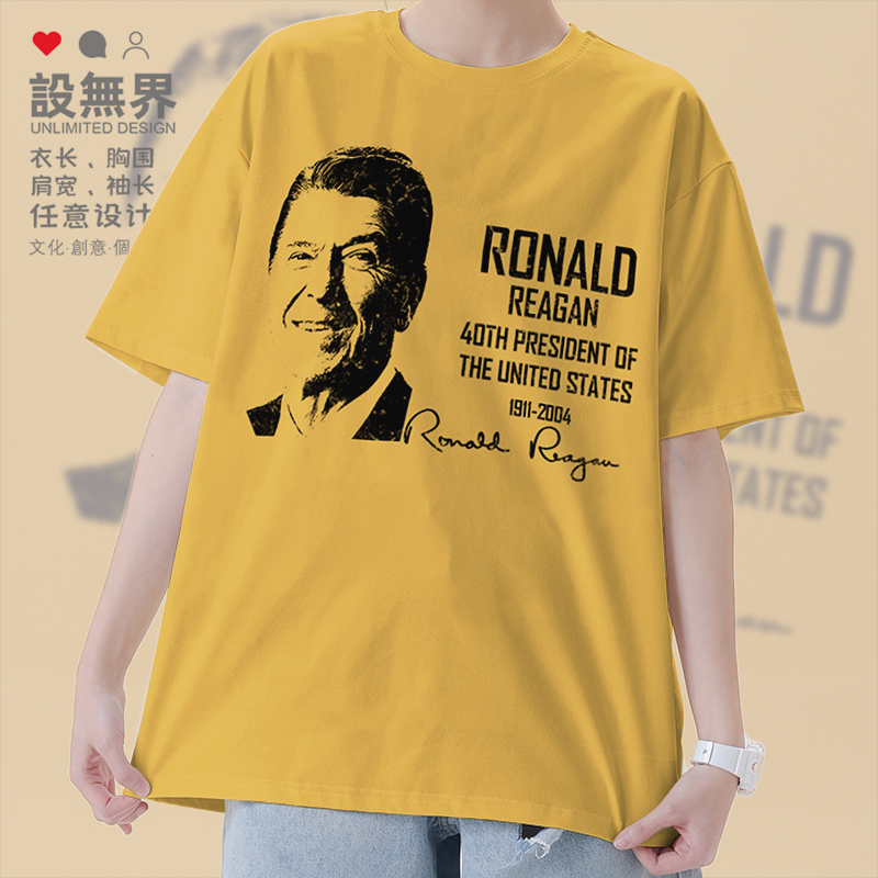 美国前总统罗纳德里根ReaganT恤