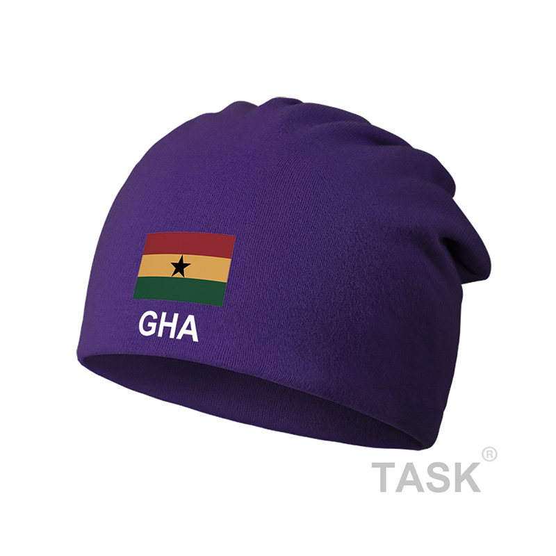 加纳Ghana包头帽2018新款防风睡薄款保暖堆堆帽子男女潮冬设 无界
