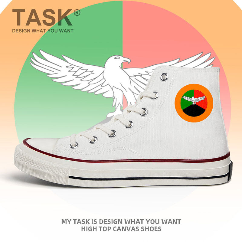 赞比亚zambia空军高帮帆布鞋男女春夏新款板鞋透气军迷潮设 无界