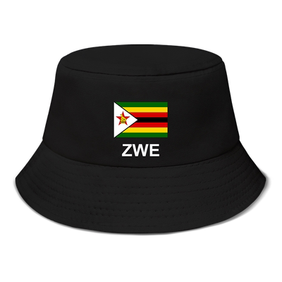 津巴布韦Zimbabwe国家帽子遮阳帽渔夫帽男女防晒帽钓鱼帽设 无界