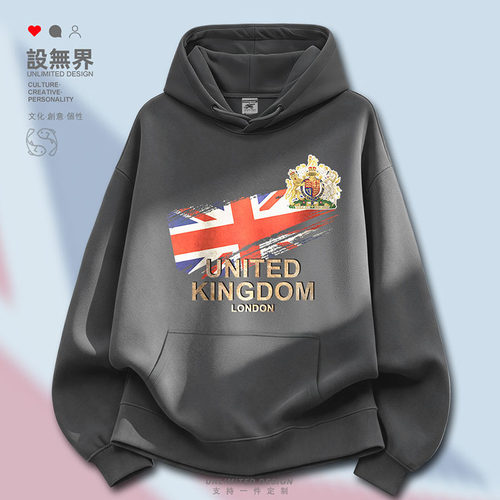 英国UK伦敦标志国旗国家复古卫衣
