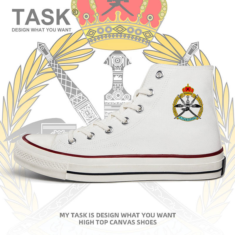 阿曼oman空军高帮帆布鞋男女夏季国家板鞋部队透气特种兵设 无界