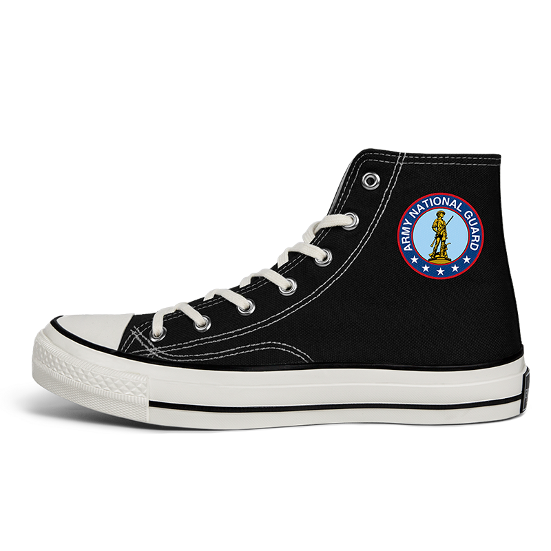 波多黎各PuertoRico陆军高帮帆布鞋男女保卫部队板鞋鞋子设 无界