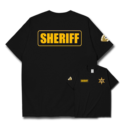 美国县警SHERIFF军迷战术短袖T恤
