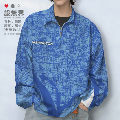 美国USA华盛顿国外城市长袖衬衫