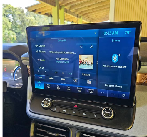 福特独行侠Maverick8寸升级12寸Sync4套件无线CarPlay