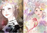 现货原版 Girls 2019 ART BOOK OF SELECTED ILLUSTRATION 少女插图选集2019年版 萌系画风少女手绘插画作品集 thumbnail 2