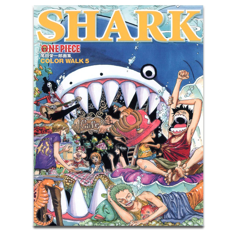 航海王 海贼王 ONEPIECEイラスト集 COLORWALK 5 SHARK 日漫 进口原版图书书籍