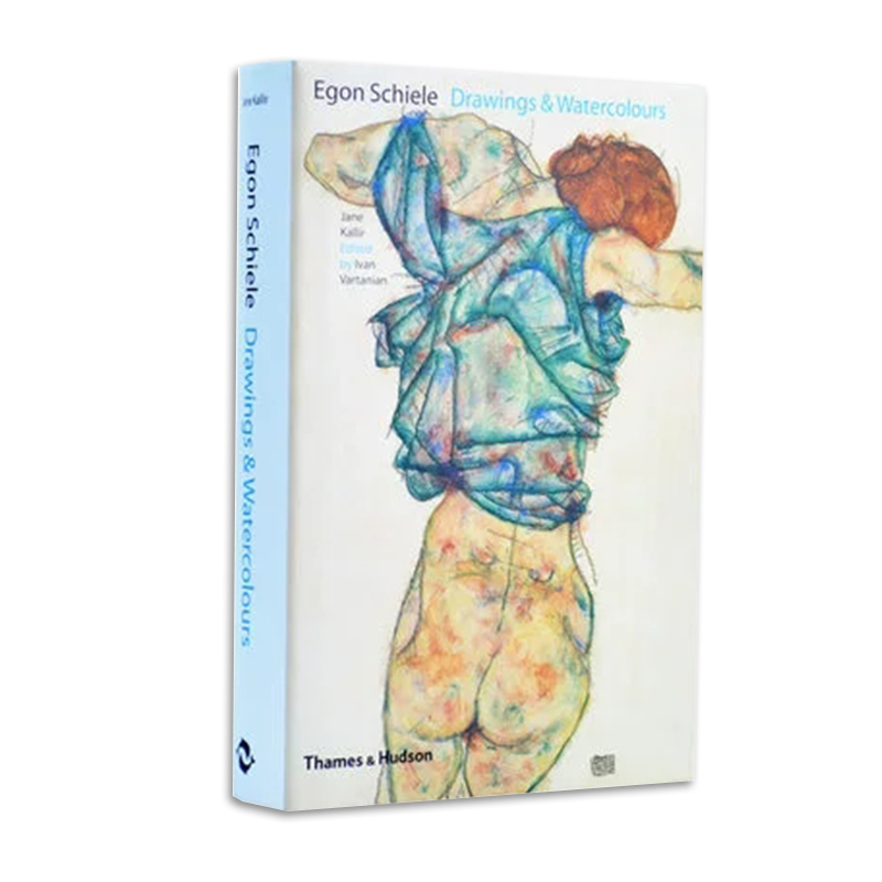 现货原版 Egon Schiele:Drawings Watercolours 埃贡·席勒素描和水彩画艺术画册