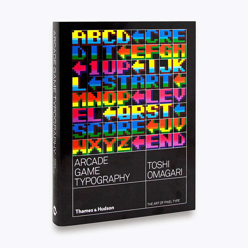 现货原版 arcade game typography: the art of pixel 街机游戏字体像