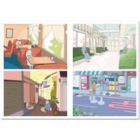 collection of works by Kashiwai Guo Shi yu illustrations the first illustrated book by the illustrator, original version by Xuan Guang Society thumbnail 3