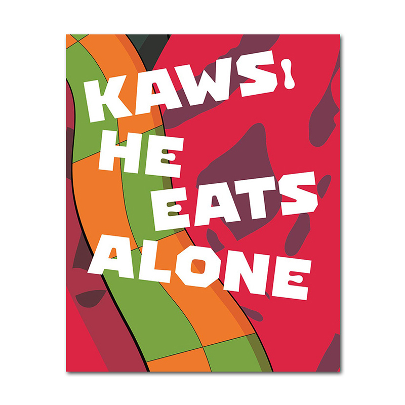 现货包邮 英文原版 KAWS: He Eats Alone 布莱恩·唐纳利生涯作品 潮流时尚涂鸦艺术玩具跨界联名 书籍/杂志/报纸 艺术类原版书 原图主图