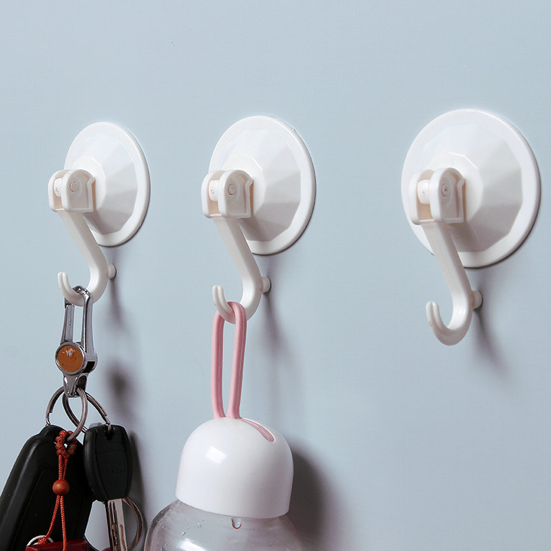 强力真空吸盘挂钩厨房门口卫生间吸壁式玻璃壁挂免打孔承重粘钩