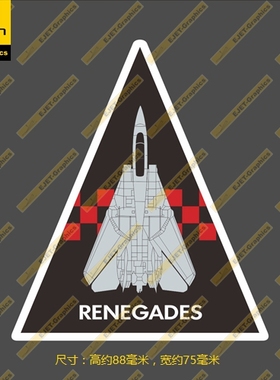 VF-211 F-14个性新款笔记本贴纸行李箱贴汽车贴