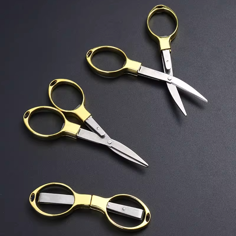 【好货推荐】不锈钢折叠钓鱼剪刀多功能便携PE线铅皮专用渔具小剪