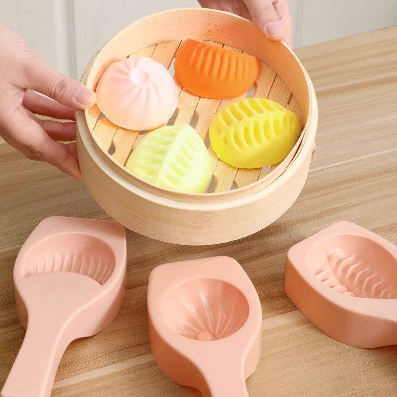 家庭手工制作包子馒头模具不粘易脱模厨房烘培神器定制糕点工具