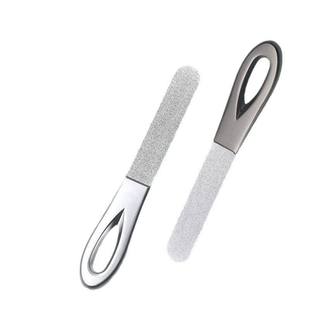 德国精工不锈钢双面指甲锉刀打磨修型美甲工具高档磨甲器实用便携