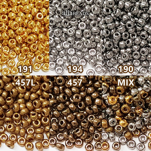 MIYUKI圆珠贵金属24K金套装