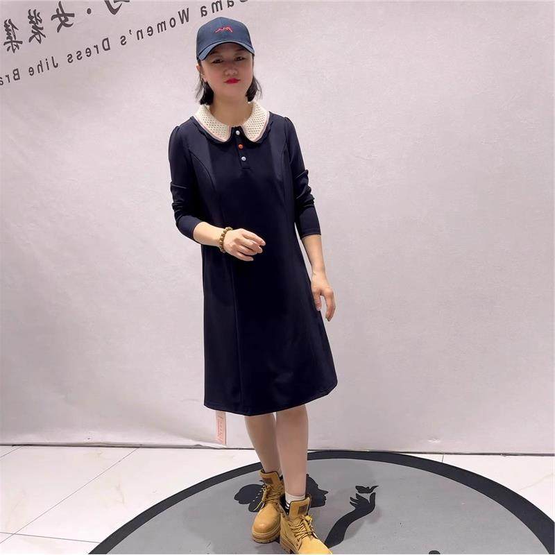 时装芮娜依莲2026年货新款连衣裙大码女装胖mm显瘦减龄时尚裙1676