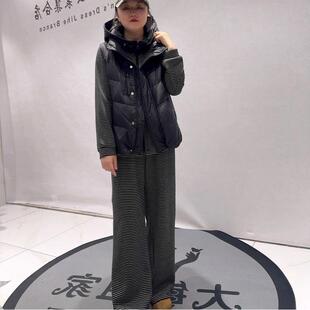 芮娜依莲9838冬季新款欧货三件套羽绒服加大码女装胖妹妹显瘦外套