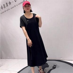 女装 加肥加大潮流长裙 潮裙蓝鲸之吻2142连衣裙大码 2026初夏新款