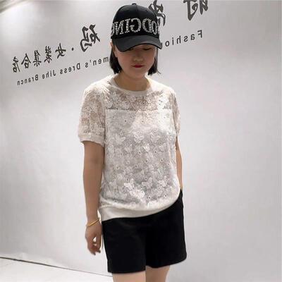 时尚潮流芮娜依莲1745夏季短袖衫大码女装胖妹妹宽松显瘦气质衫