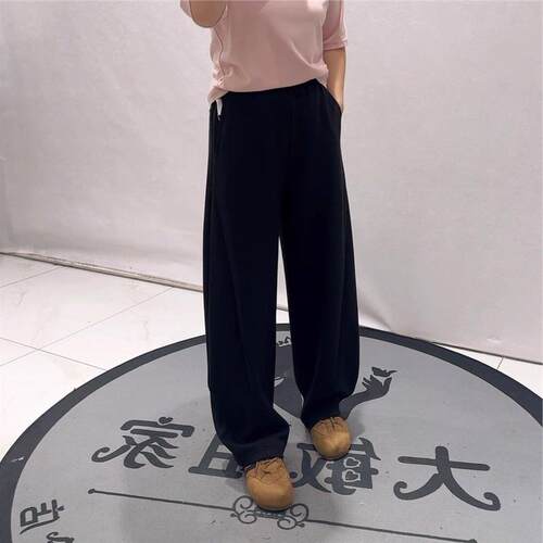 天骄一生水26776秋季新款欧货休闲裤加大码女装胖妹妹200斤弯刀裤