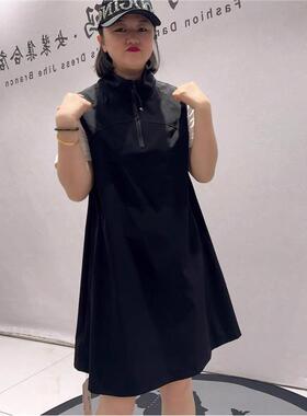 芮娜依莲时尚潮流胖mm芮娜依莲潮裙3112连衣裙大码女装减龄气质裙