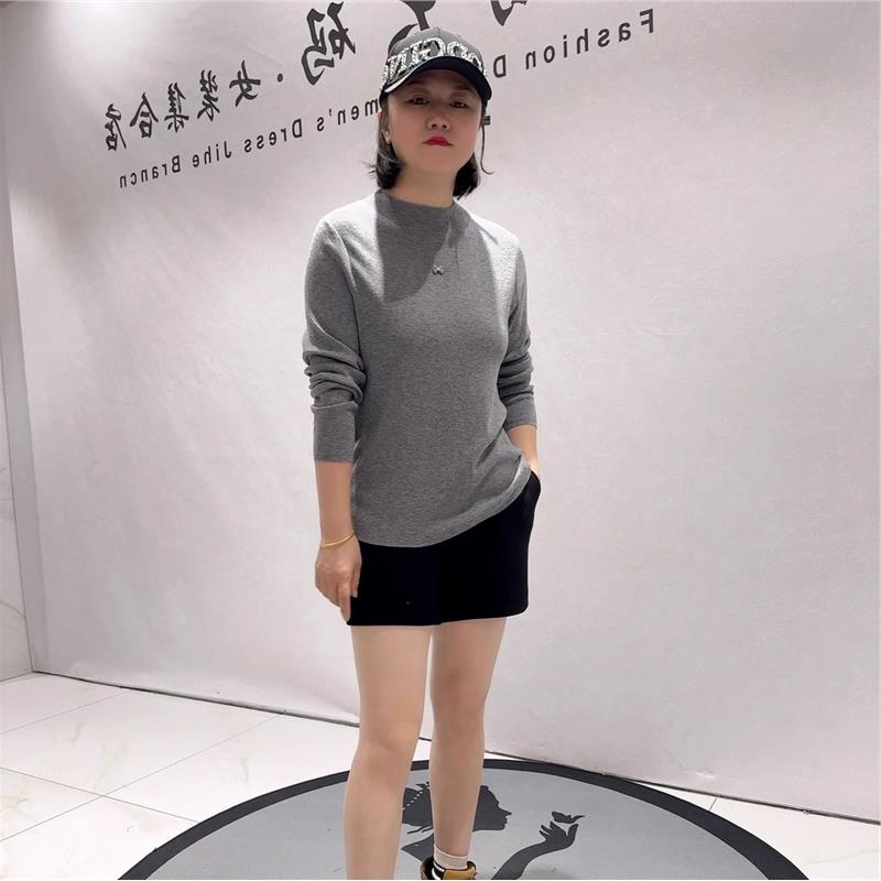 2026春季芮娜依莲打底衫加大码女装加肥加大气质衫200斤T恤衫1371