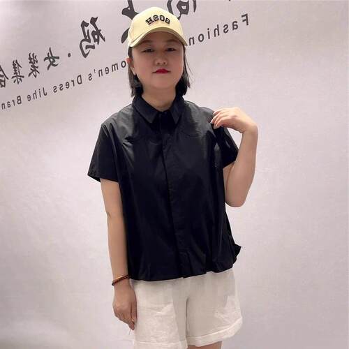 2026夏装一生水T恤26189夏季新款胖m短袖潮大码女装200斤显瘦上衣