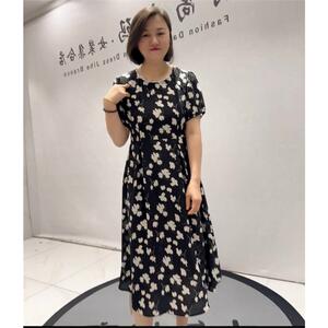 女权贵族裙2026夏装新款3757连衣裙大码女装加肥加大减龄气质裙