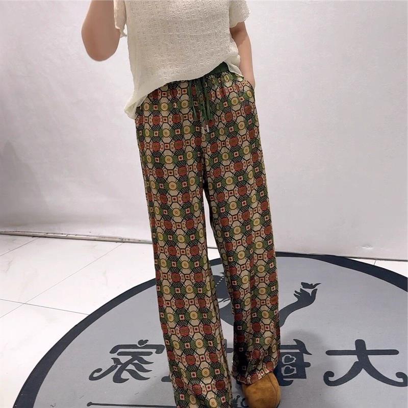 芮娜依莲时尚大码女装胖mm加肥加大裤5269女裤宽松显瘦气质裤子