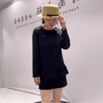 芮娜依莲3752初冬气质衫加肥加大码女装显瘦女人味上衣200斤穿T恤