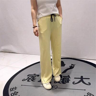芮娜依莲时尚女裤2026初夏新款胖mm大码裤子5909休闲窄版拖地裤女