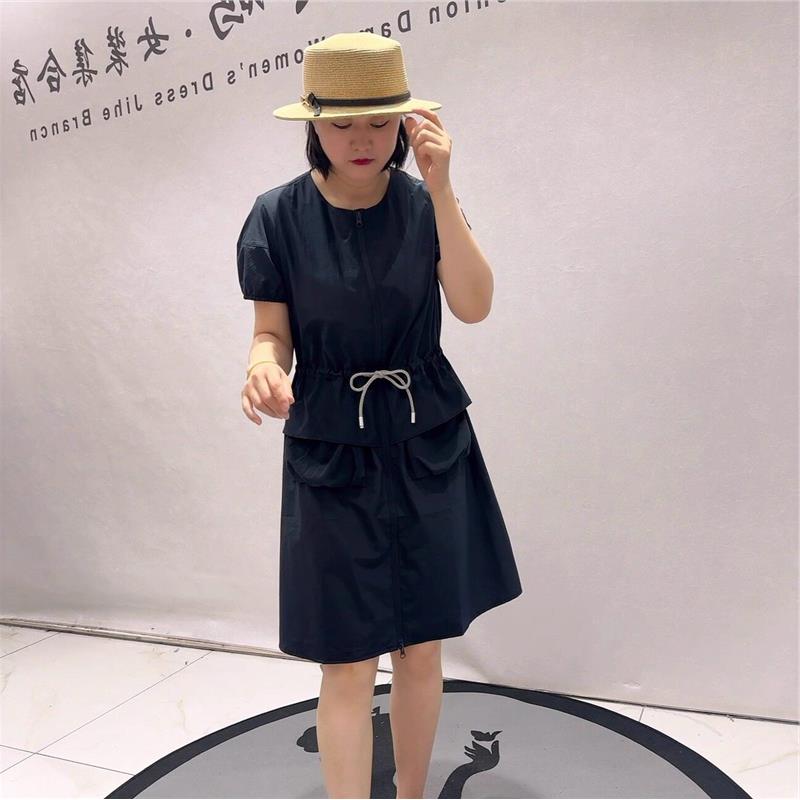 女权贵族夏装裙子31119连衣裙加肥加大码时尚潮流显瘦减龄裙子