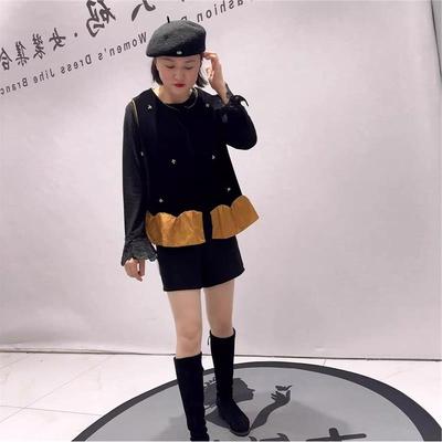 2026春装新款女权贵族胖mm上衣1576国风丝绒马夹大码女装开衫潮流