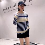 200斤T恤衫 2026春季 1306 女装 加肥加大气质衫 芮娜依莲针织衫 加大码