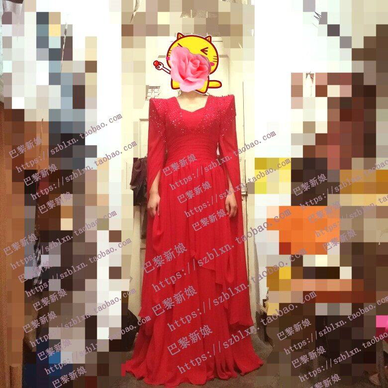 腰带小A摆直筒裙歌唱比赛礼服