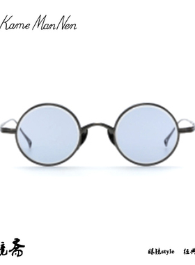 万年龟KameMannen复古纯钛全框多色男女潮流休闲太阳镜墨镜KMN99